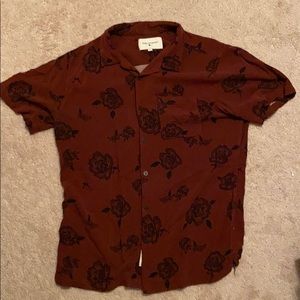 Modern Amusement short sleeve button up shirt